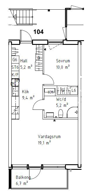 Bäckgatan 11 H, 934 51, Byske 3