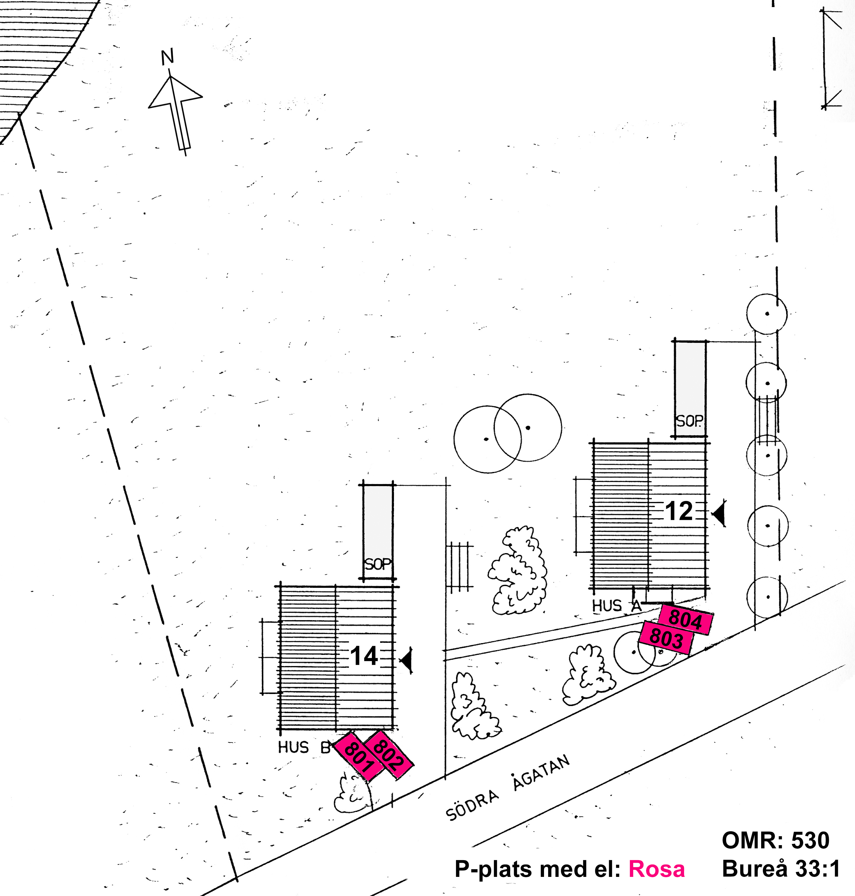 Parkering vid S Ågatan 14, 932 51, Bureå