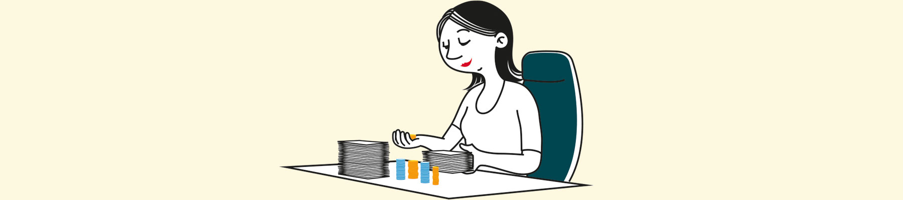 Illustrationsbild med människor